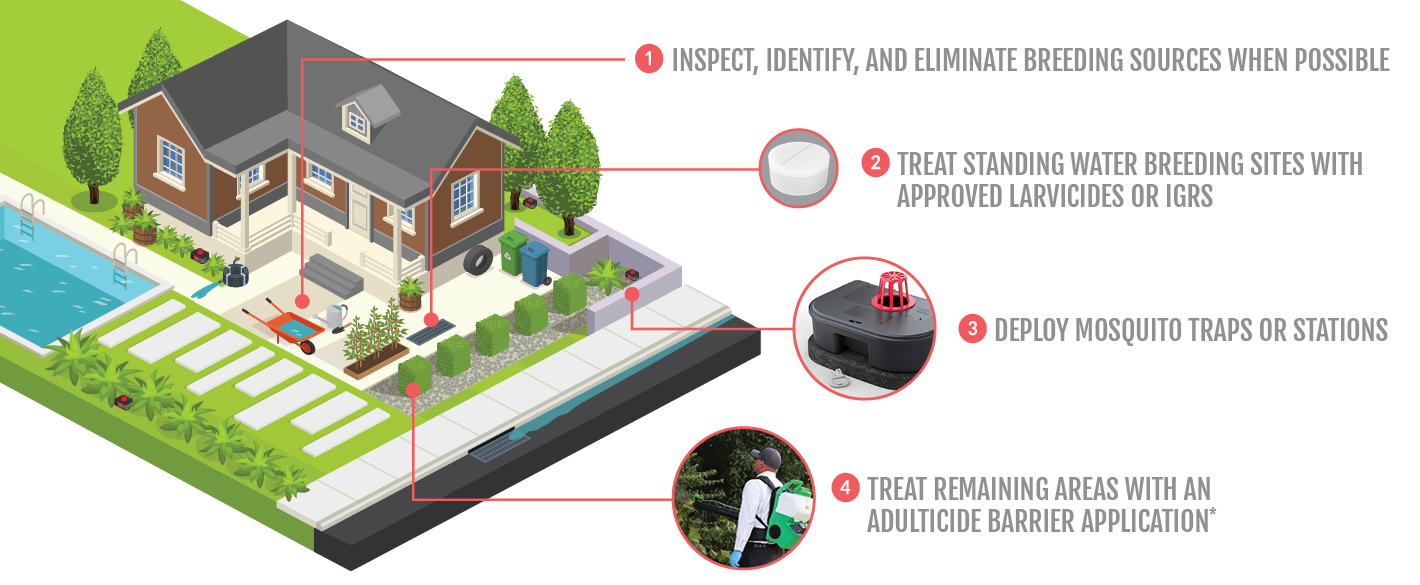Backyard Mosquito Management Program Graphic
