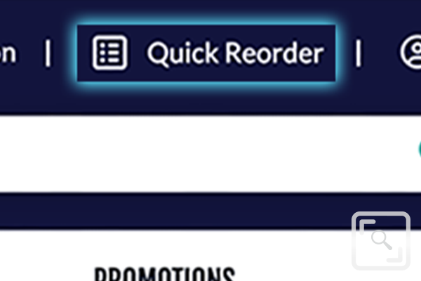 Quick Reorder