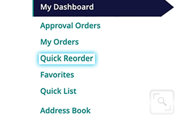 Quick Reorder